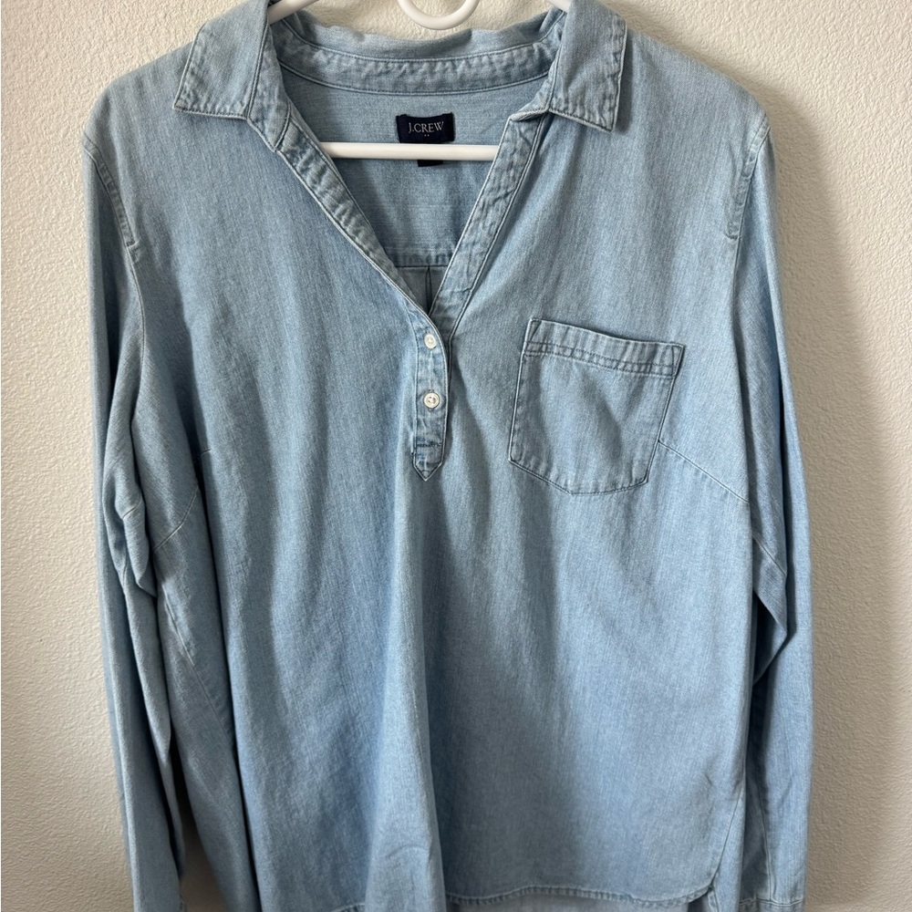 J.Crew Sky Blue Denim Shirt